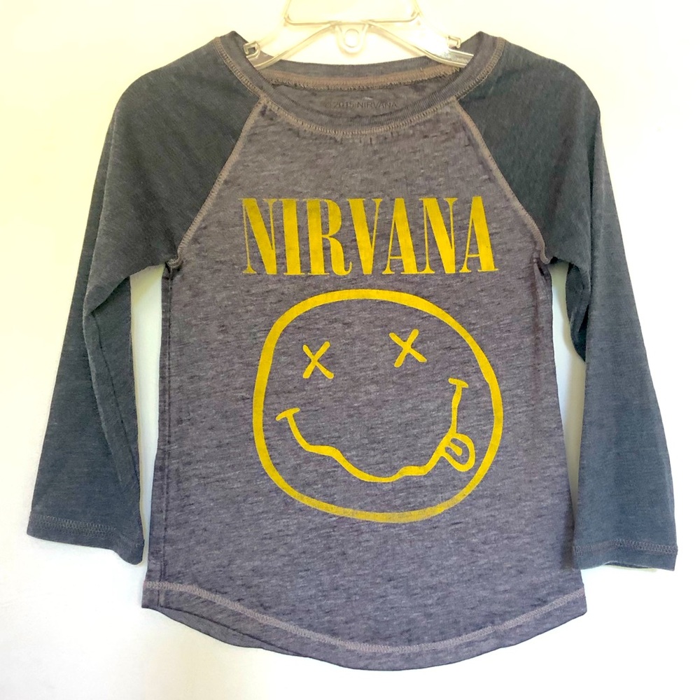 Nirvana Baby Baseball Tee Shirt